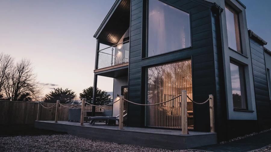 luxury lodges at Bude Coastal Resort