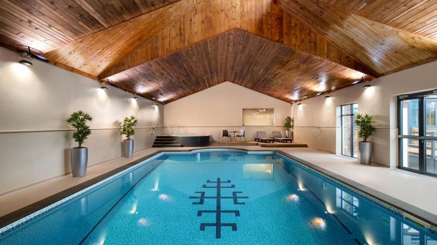 indoor swimming pool at Bude Coastal Resort