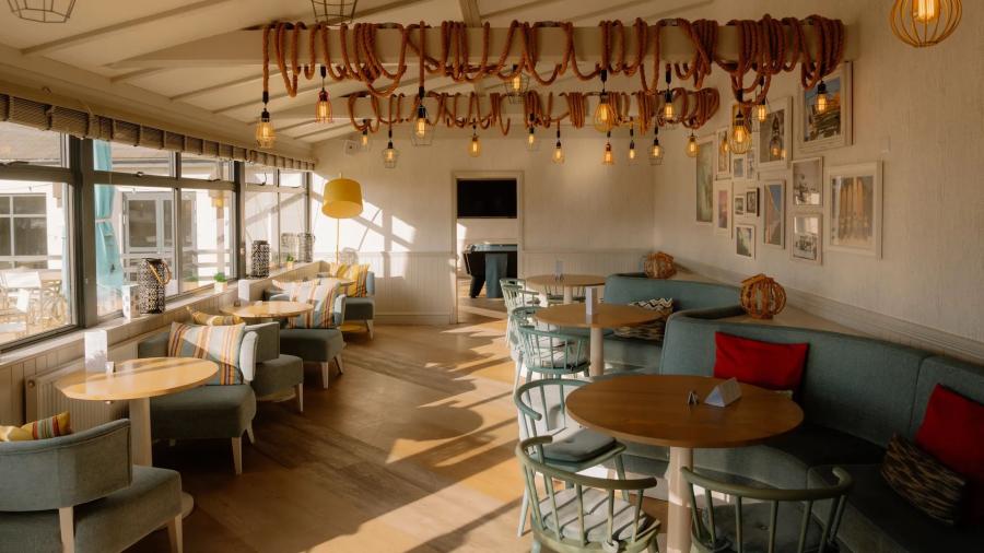 the restaurant at Bude Coastal Resort