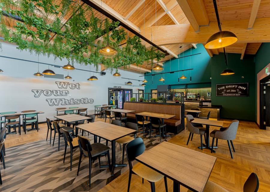 restaurant at coldingham bay holiday park 