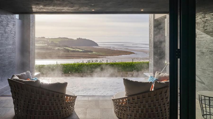 lodges with sea views at Dylan Coastal Resort