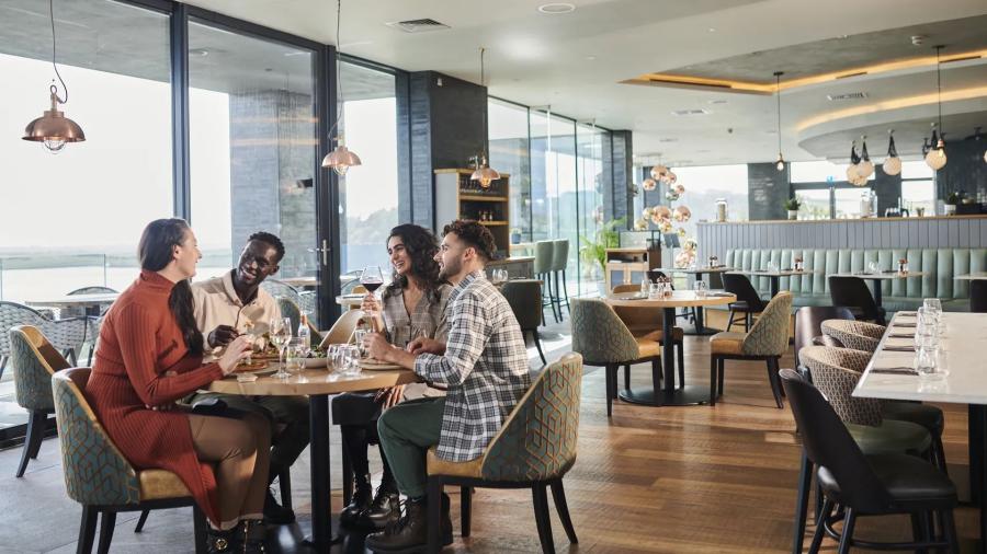 the restaurant at Dylan Coastal Resort