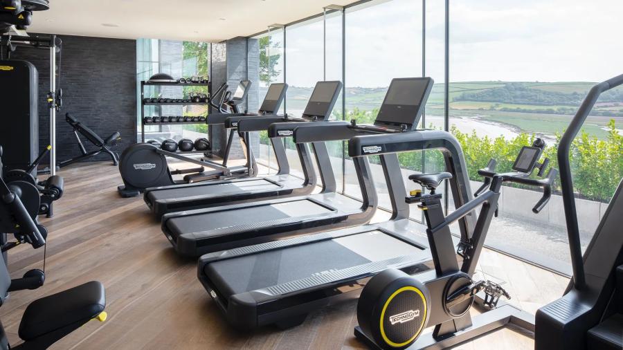 the gym at Dylan Coastal Resort