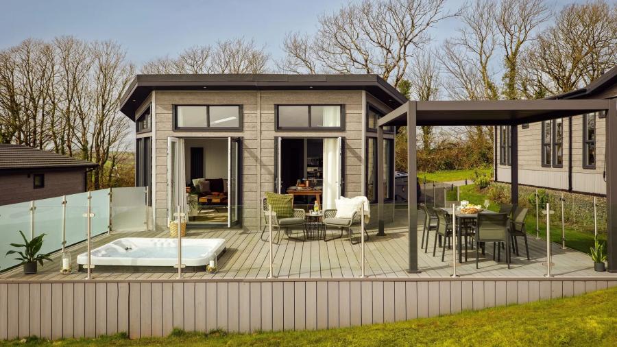 lodge holidays with hot tubs at Dylan Coastal Resort