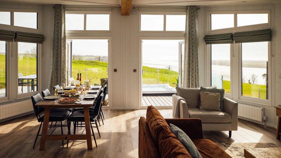 inside a luxury lodge at Dylan Coastal Resort