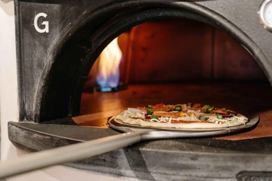wood fired pizzas for holiday meals at Green Hill Farm Holiday Village