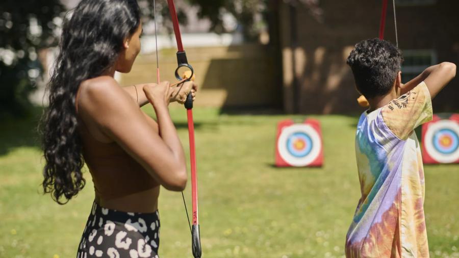 archery and activities at Hexham Lodges