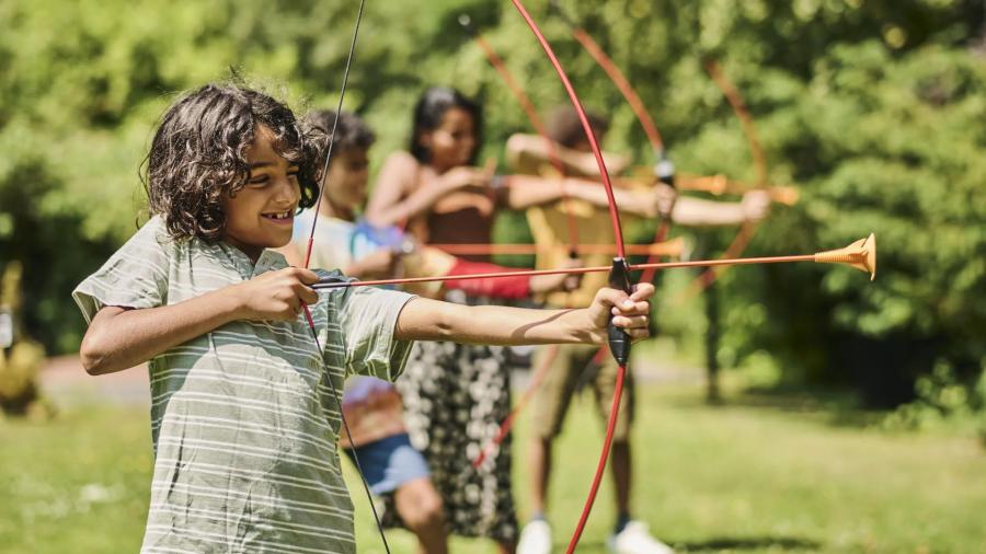 archery activities on holiday at Kenwick Woods Lodge Resort