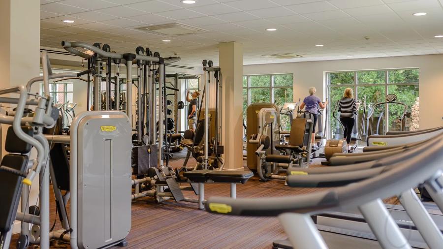 the gym at Kenwick Woods Lodge Resort