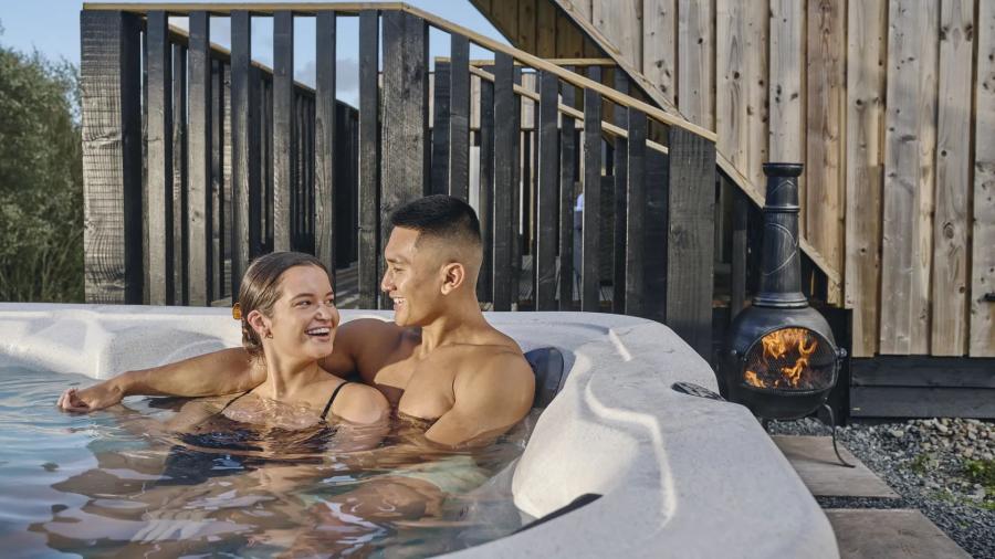 hot tub lodge holidays in Dumfries at Barnsoul Holiday Resort