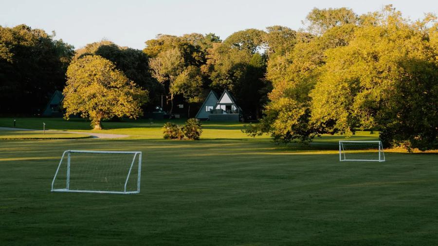 sports field at Clowance Estate
