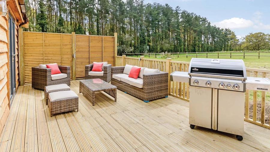 lodge balcony at Marwell Resort