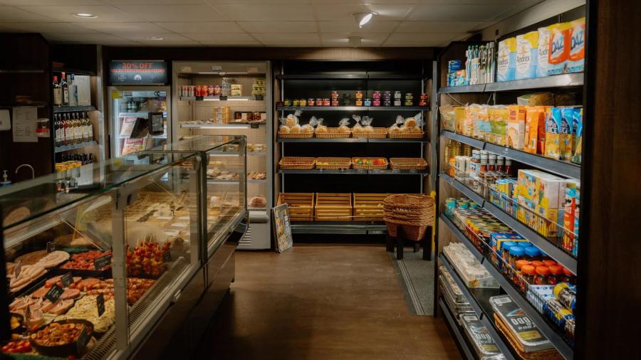 the shop on site at North Lakes Lodges