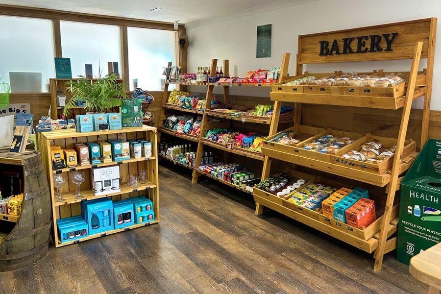the shop at Padstow Holiday Village