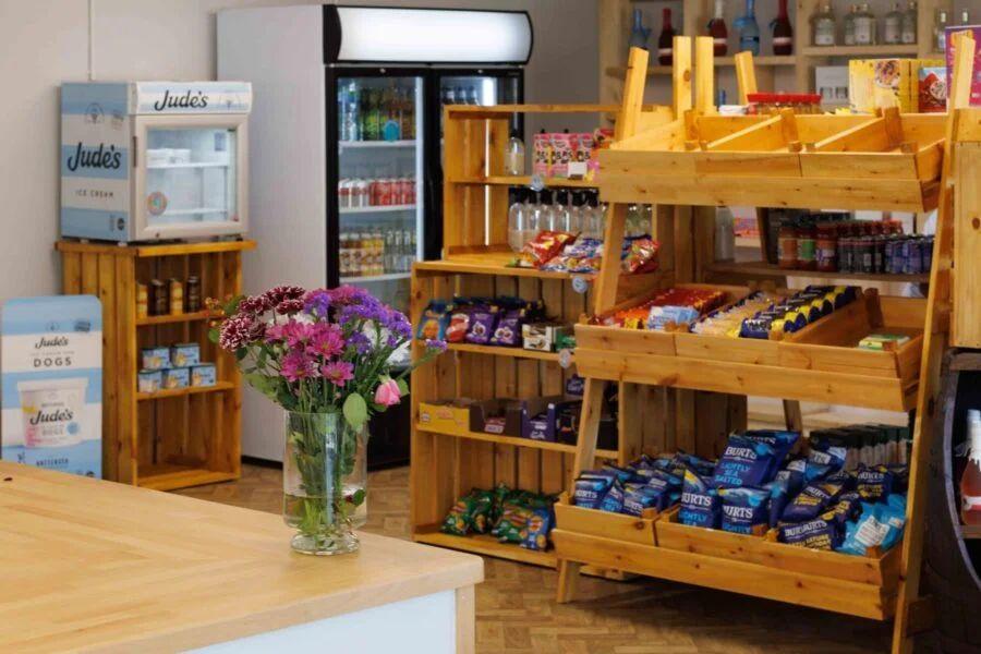 the shop at Penmarlam Lodge Retreat