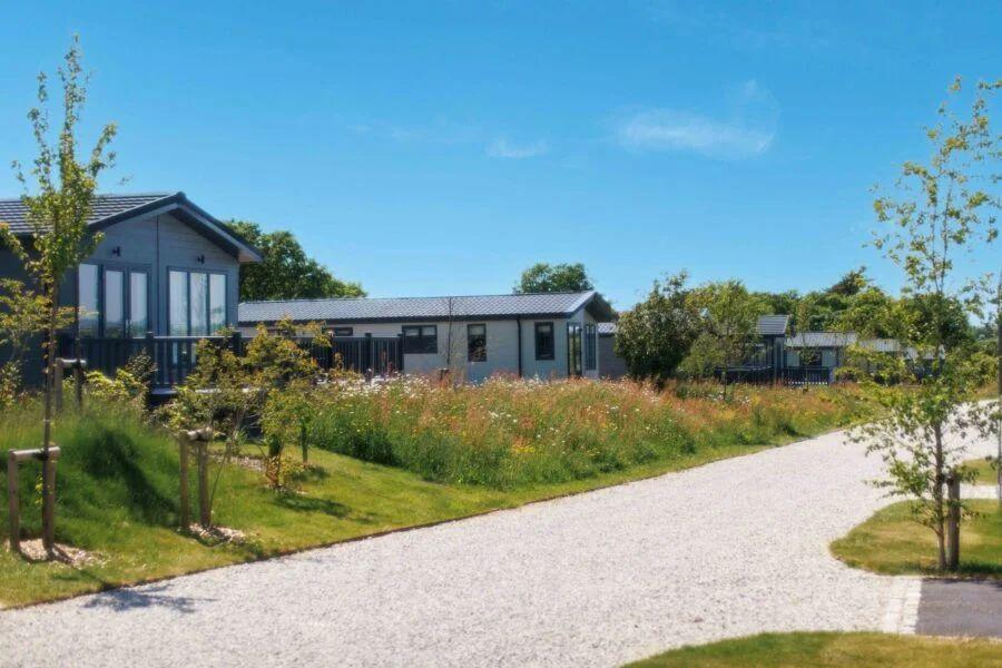 luxury lodge holidays in Fowey in Cornwall at Penmarlam Lodge Retreat