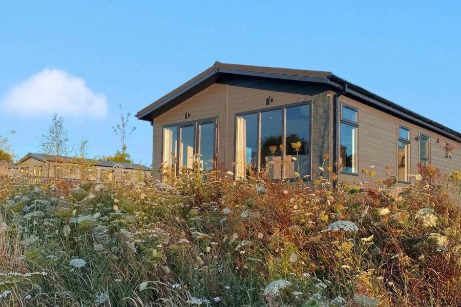 luxury caravan holidays in Fowey in Cornwall at Penmarlam Lodge Retreat