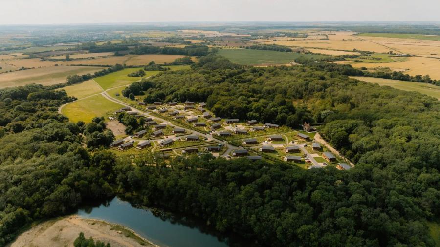 view looking over Rockingham Forest Holiday Park