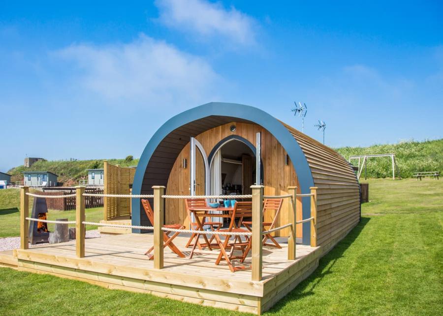 glamping at sauchope links holiday park near fife