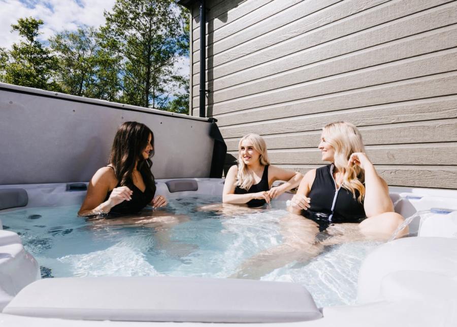 private hot tubs at silverwood holiday resort 