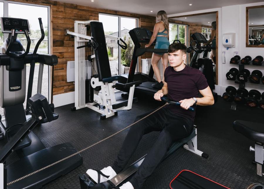gym at silverwood holiday resort in perthshire