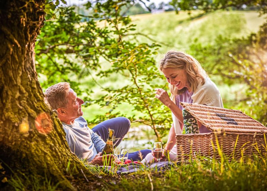 park setting at springwood holiday park in kelso