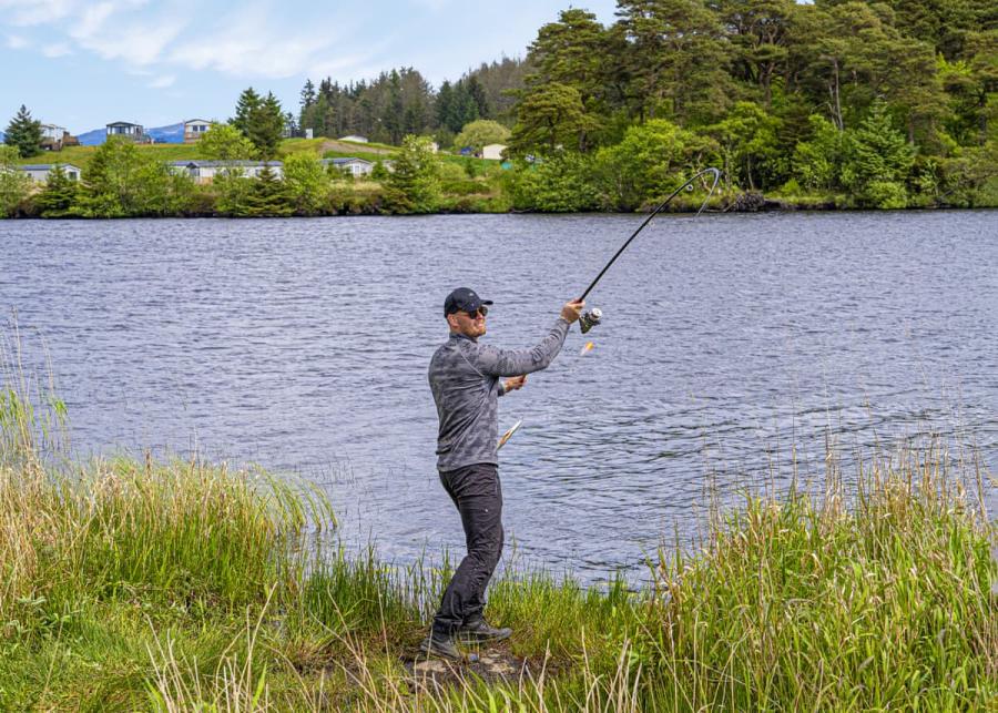 fishing at three lochs holiday park in newton stuart