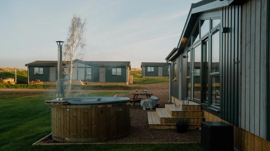 Whitekirk Hill Resort lodge holidays with hot tubs in East Lothian