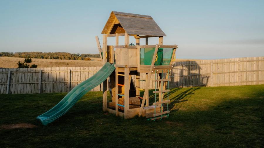 the kids playground at Whitekirk Hill Resort