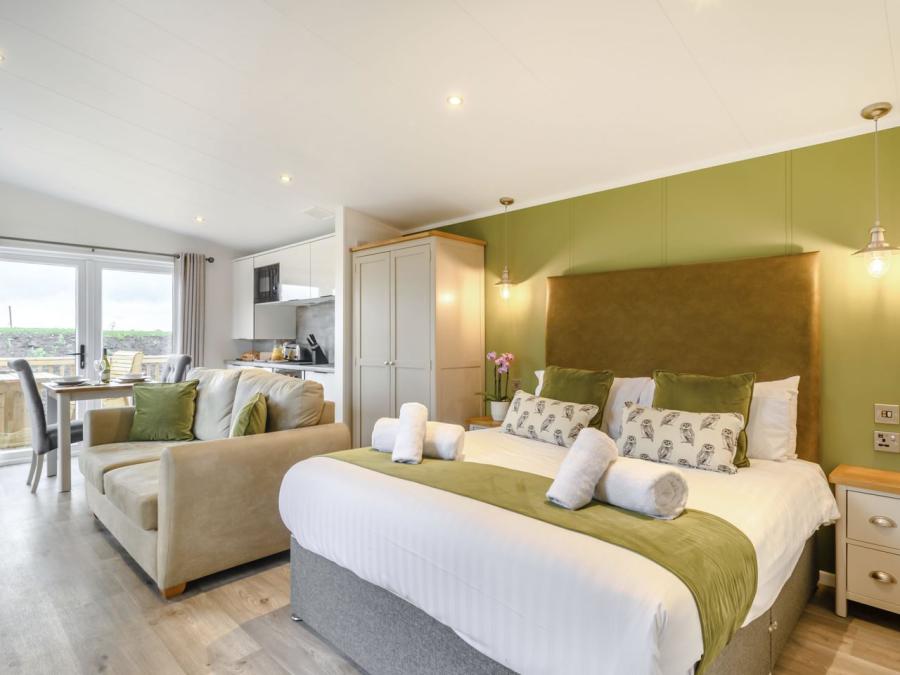 master double bedroom at Woodland Lakes Holiday Resort