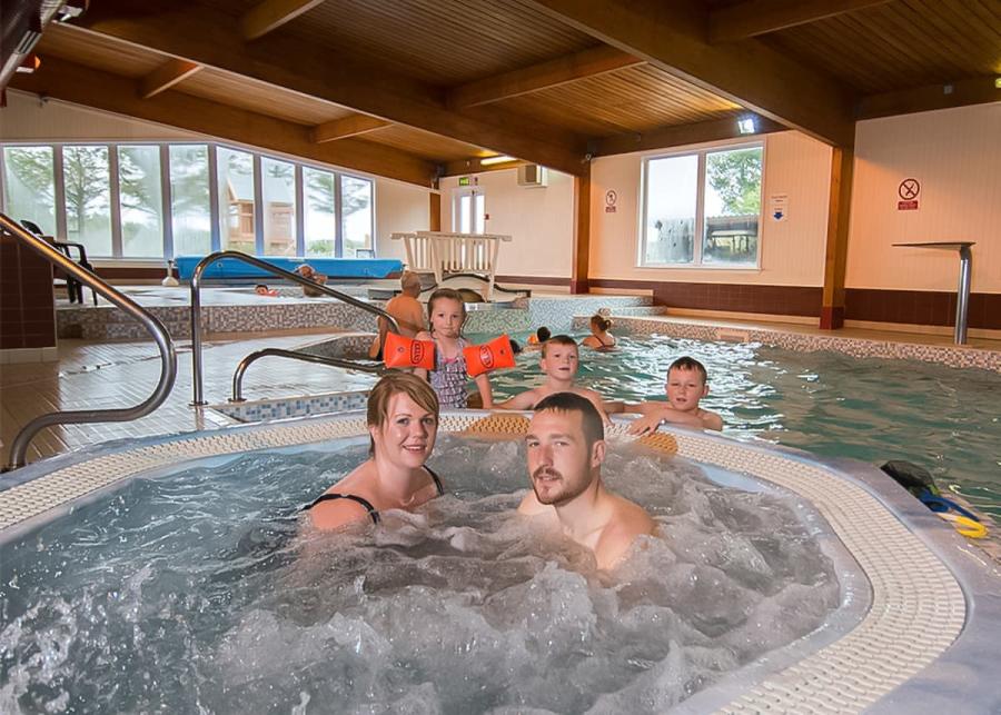 indoor pool at brighouse bay holiday park in kirkcudbright