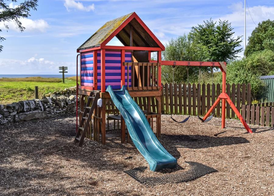 adventure playground at brighouse bay holiday park in dumfries & galloway