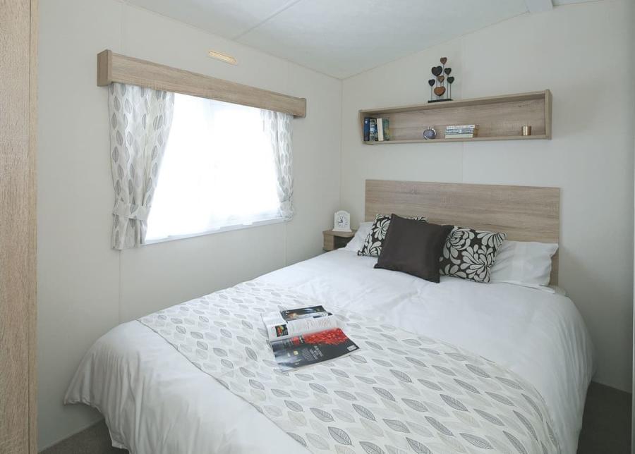 double bedroom at burrowhead holiday village 