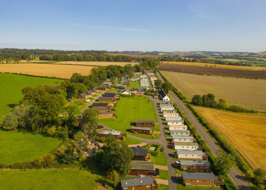 letham feus holiday park in fife