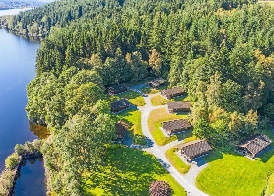 luxury lodges at loch tay highland lodge park near killin