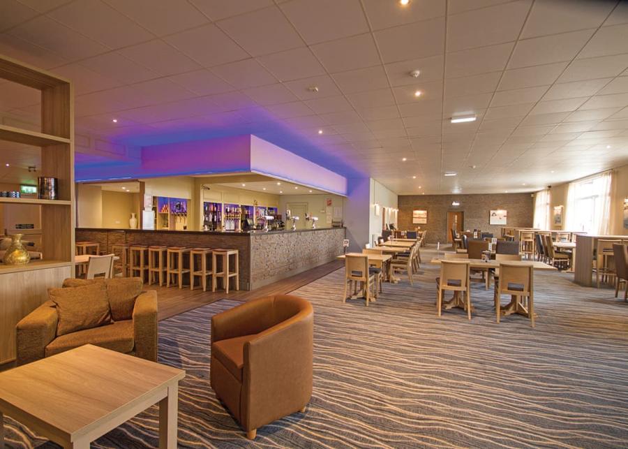 bar and restaurant at pease bay holiday park in berwickshire