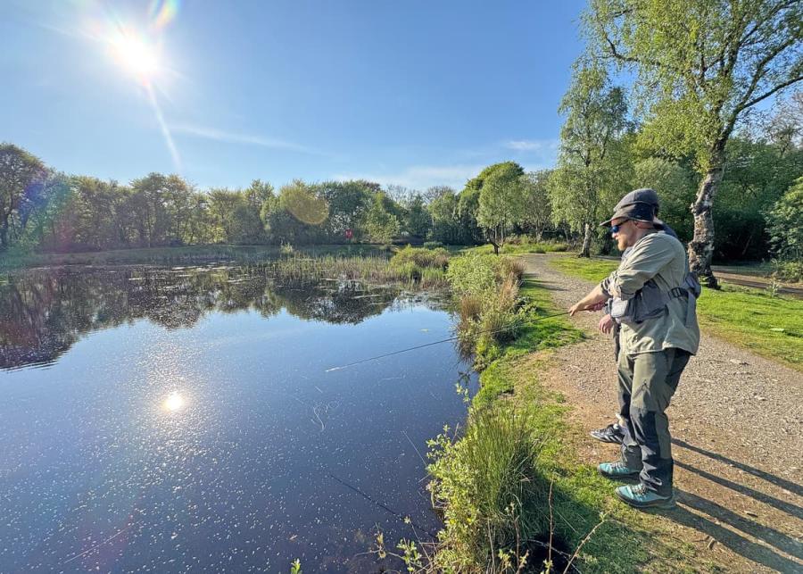 fishing at tralee bay holiday park in argyll & bute