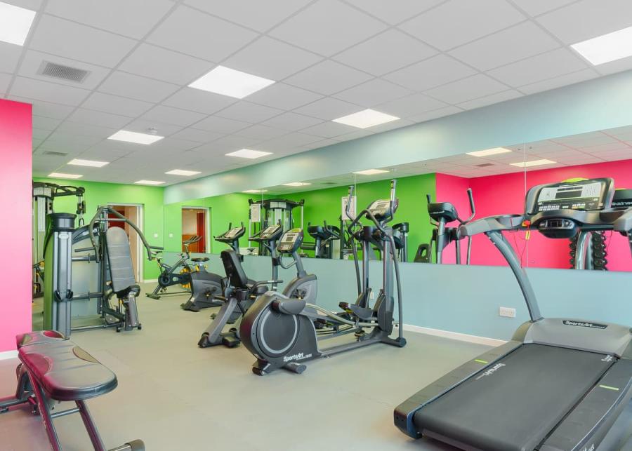 gym at viewfield manor holiday park 