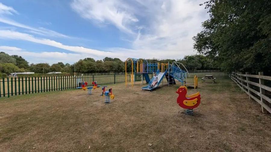 playground anf field at Kingfisher Holiday Park