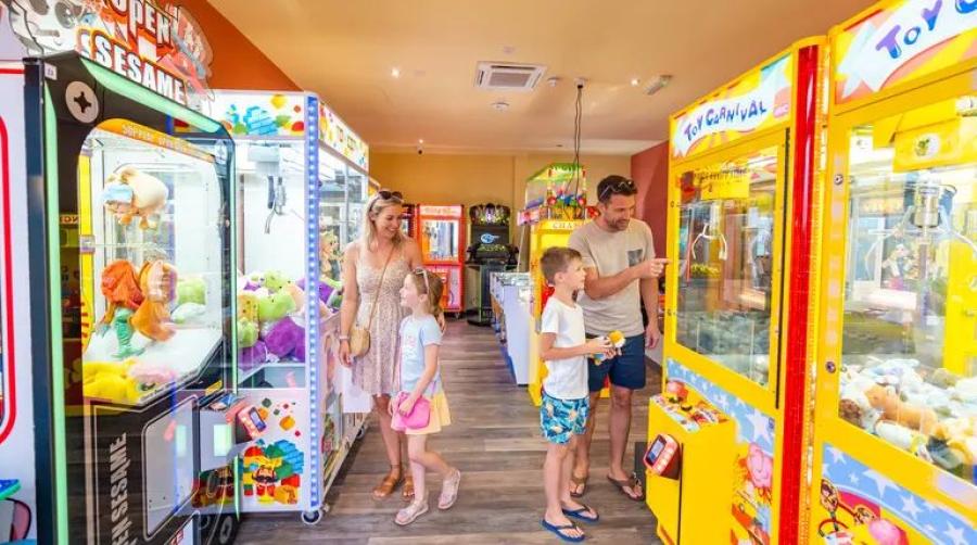 West Mersea Holiday Park amusement arcade