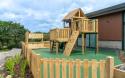 outdoor play area at Hedley Wood Holiday Park