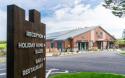 enterance to the park at Hedley Wood Holiday Park